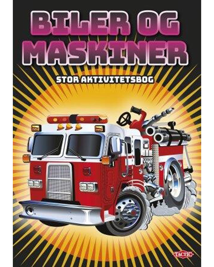Cars and machines large activity book 96 pages