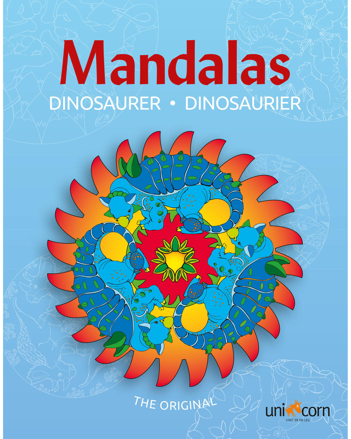 Mandalas with Dinosaurs
