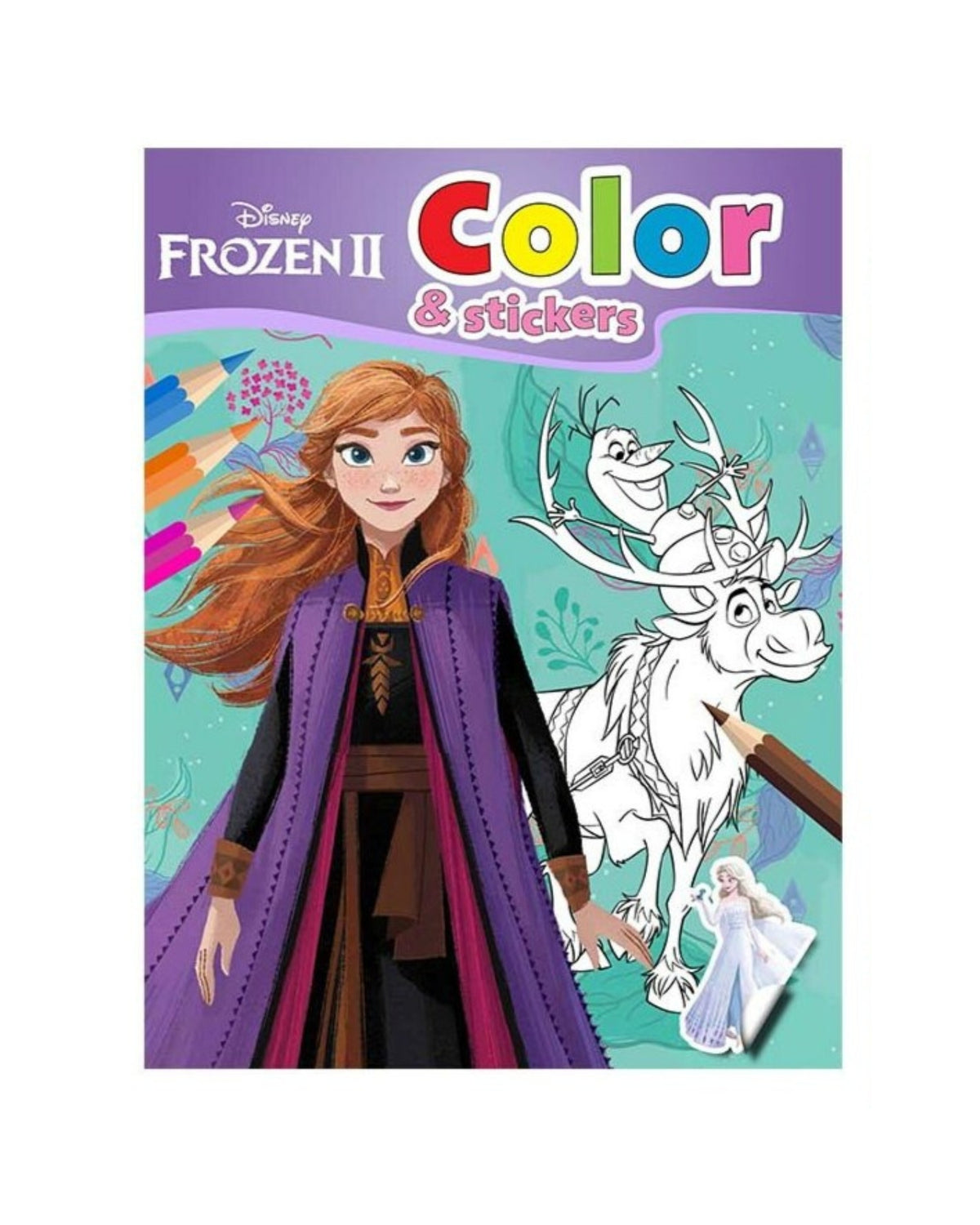 Coloring book and Stickers Disney 32 pages