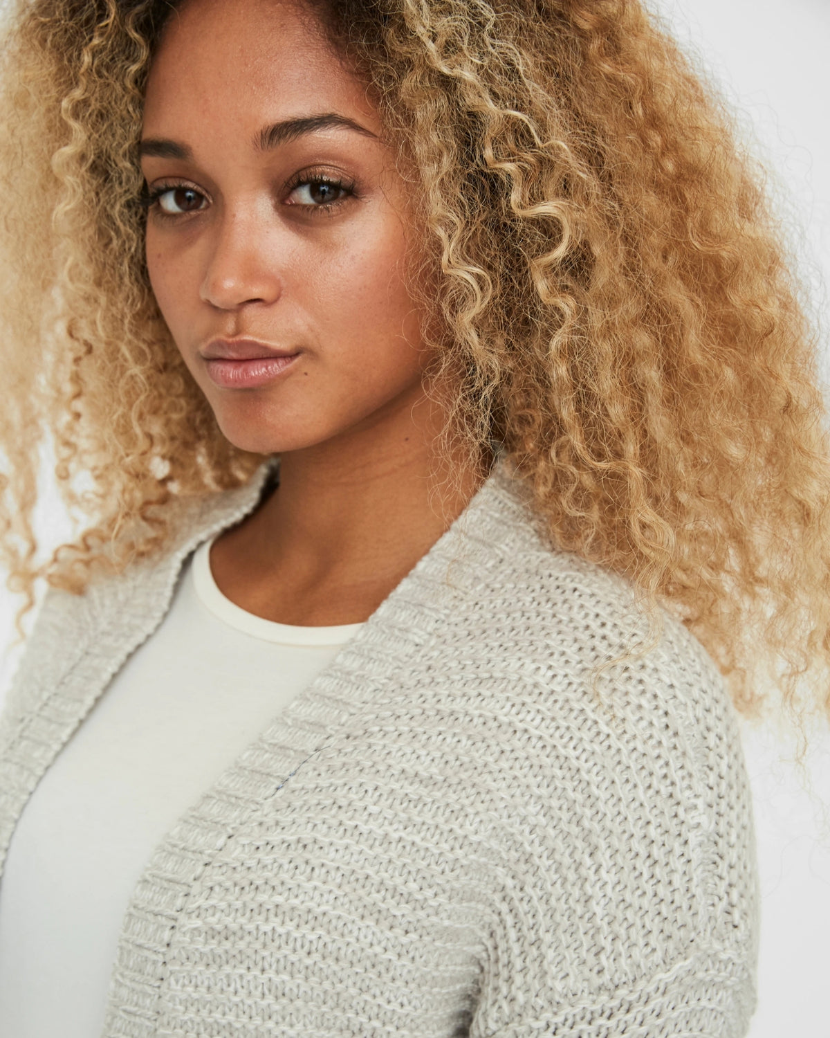 Gray - Light Gray Melange - Vero Moda - Cardigan - 10183605