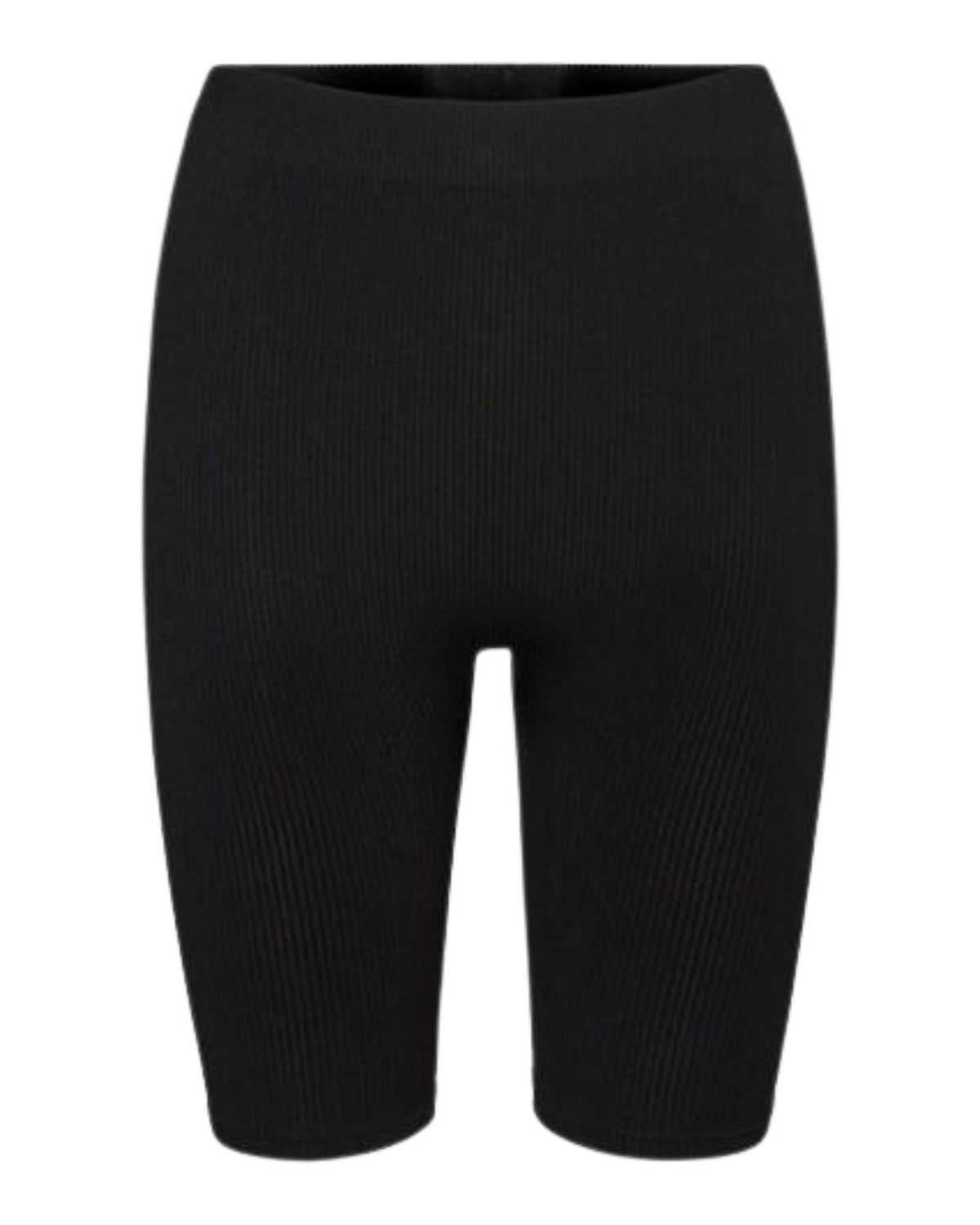Sort Vero Moda cykelshorts i rib - 10252055