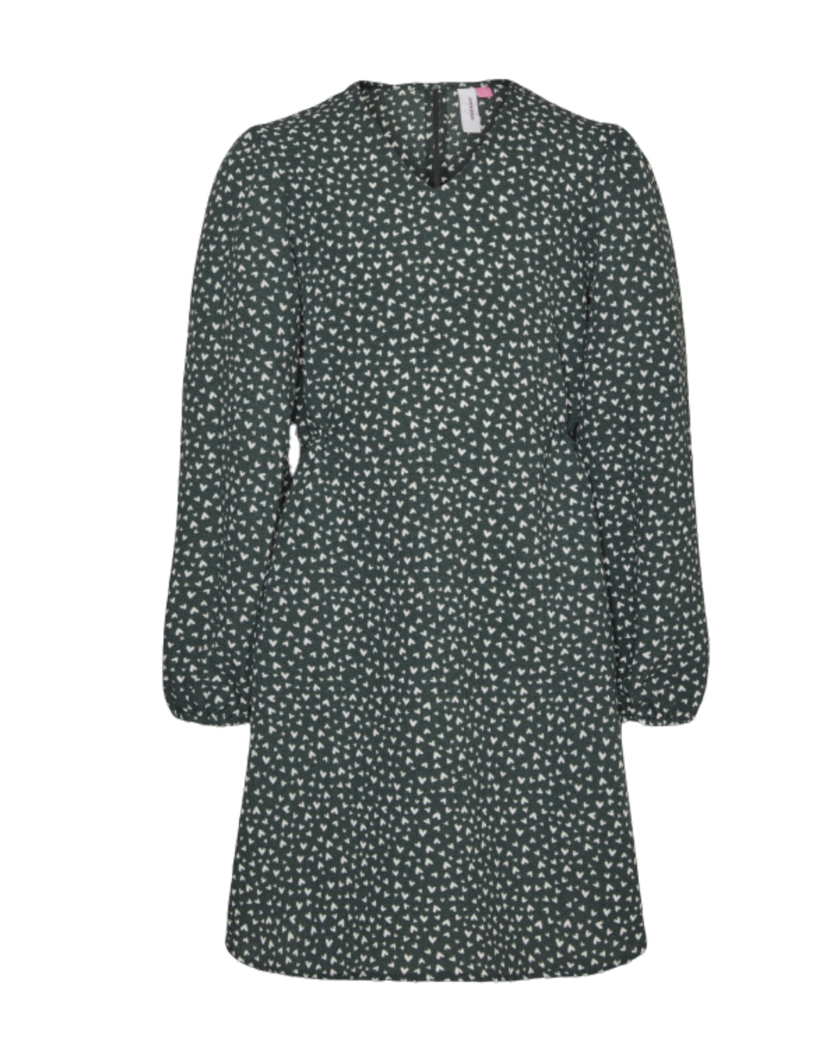 Grøn - Balsam green - Vero Moda girls - Kjole - hjerter - 10311375