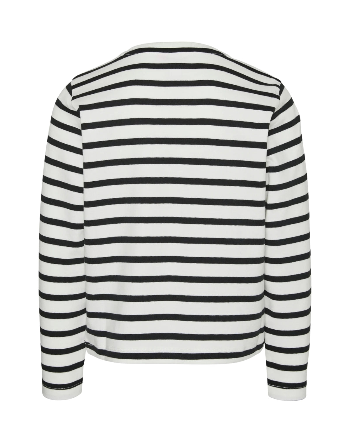 Hvid - Snow white-Black - Vero Moda - Bluse - 10323360