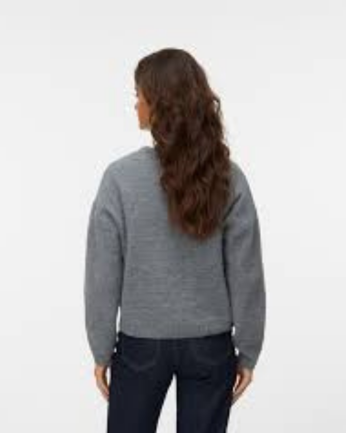 Grå - Medium Grey Melange - Vero moda - Strik Cardigan - 10331427