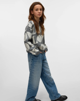 Grå - Medium Grey Mel/W - Vero Moda - Sweater - 10332268