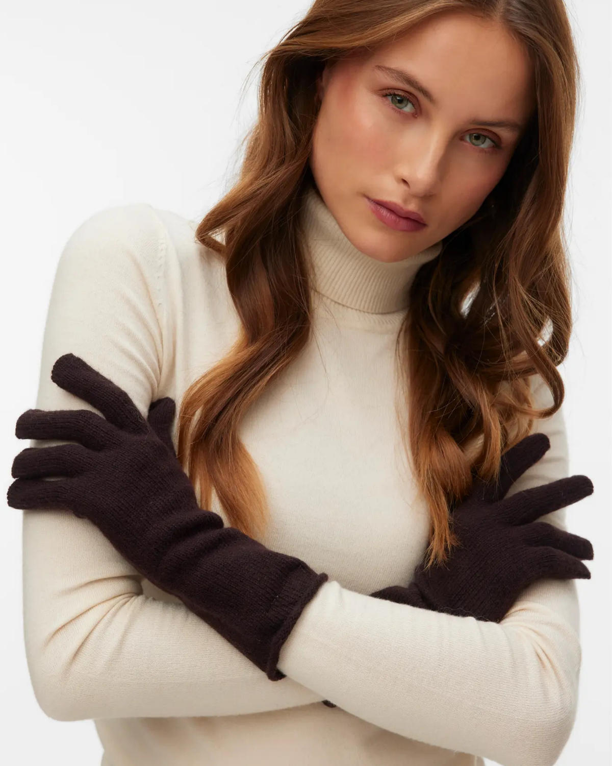 Brun - Chocolate Plum - Aware Vero Moda - Arm og ben varmere - 10338577