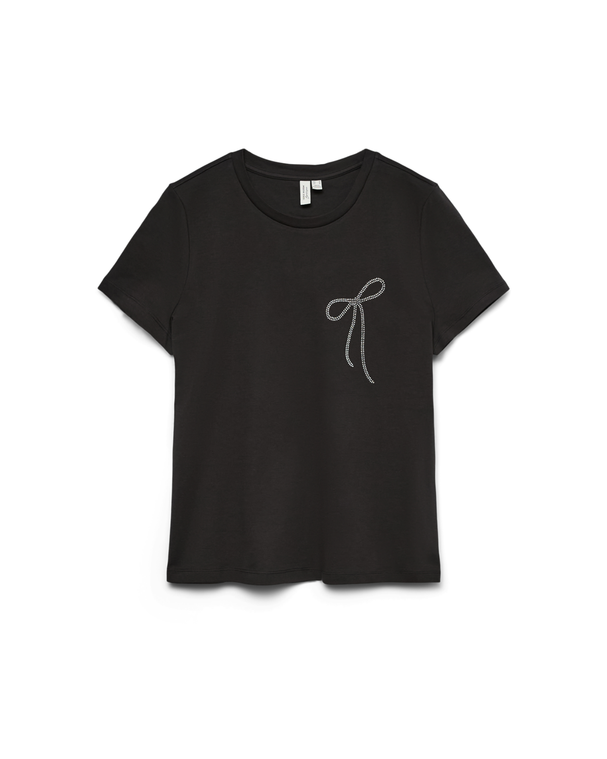 Sort - Black/Bow - Vero Moda - T-shirt - 10341489