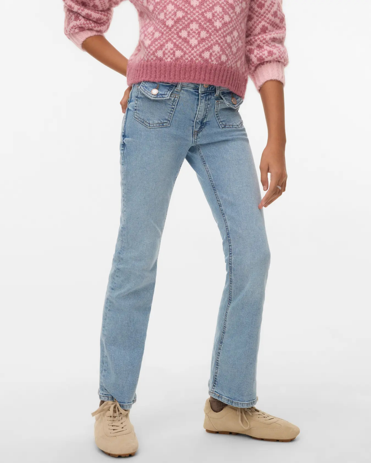 Lyseblå - Light Blue Denim - Vero Moda  - Jeans - 10346298
