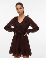 Brun - Fudge - Vero Moda - Kjole - 10346771