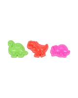 Plastic sand molds 3 pcs