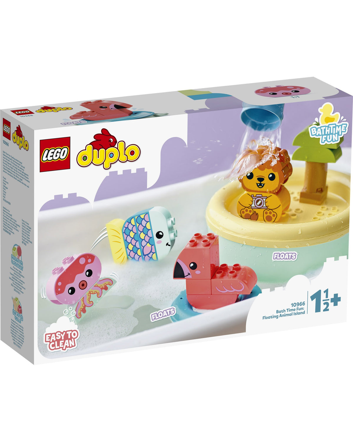 LEGO 10966 Sjov i badet: Flydende dyreø - Duplo