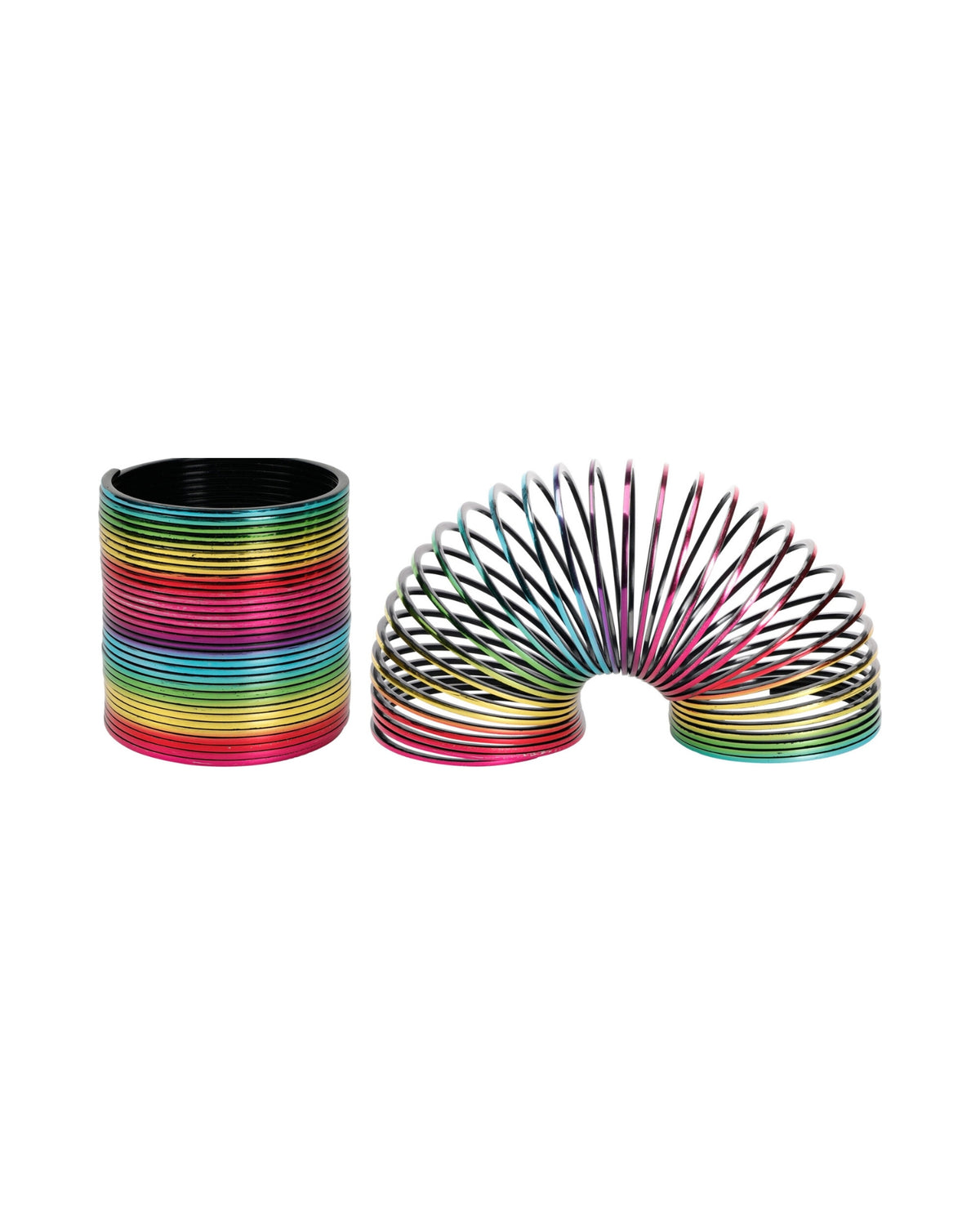 Fjeder 10 cm - Regnbuefarver