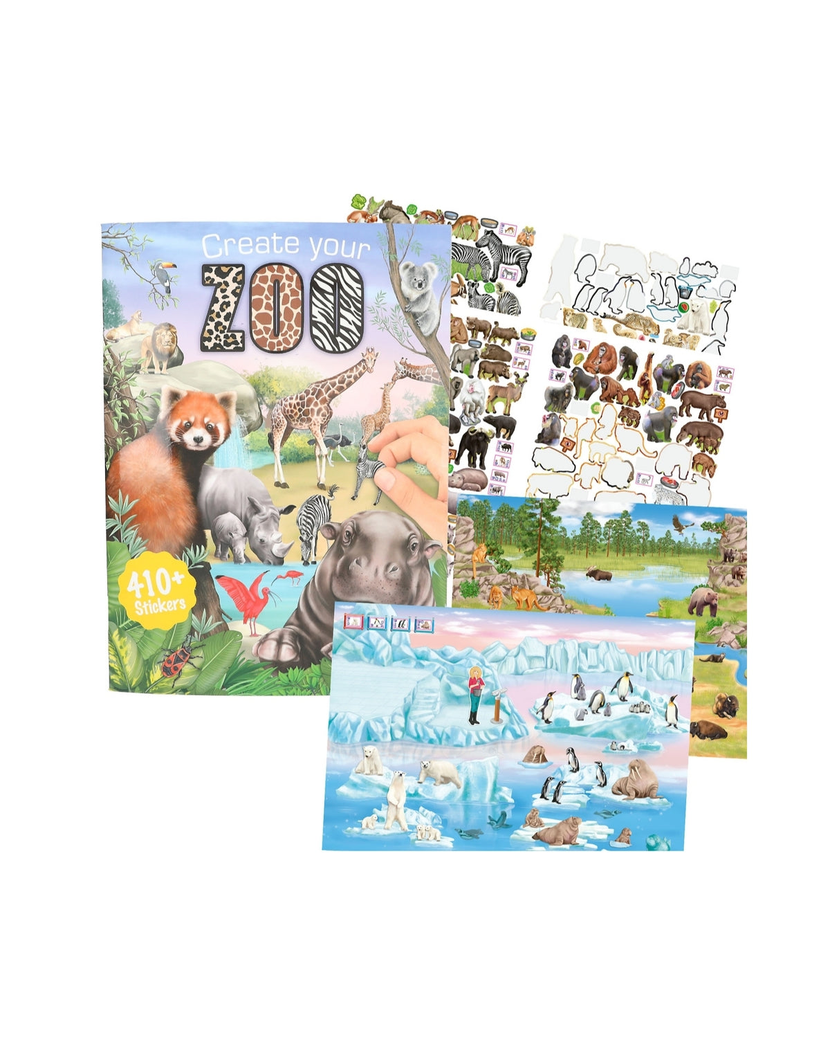 Create your Zoo Activity Book with stickers