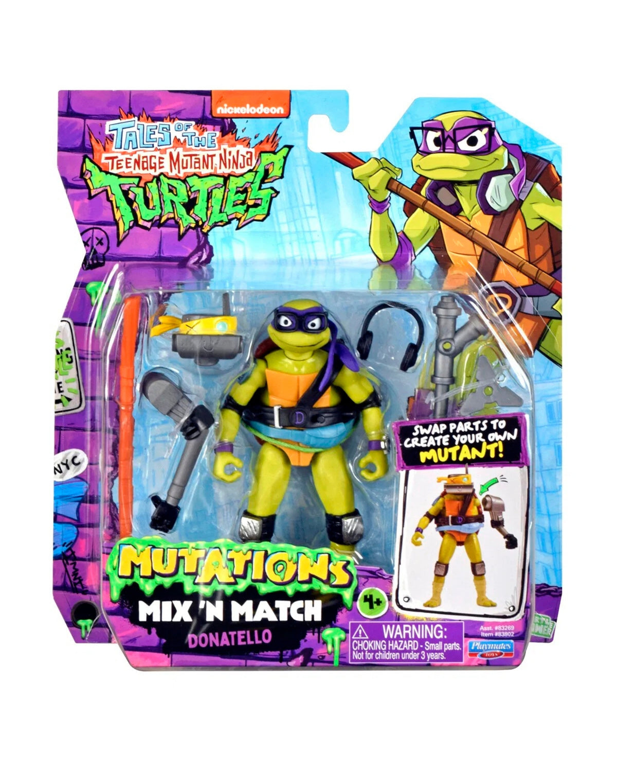 Turtles Tales Of Mutations Basic Figures - Donatello