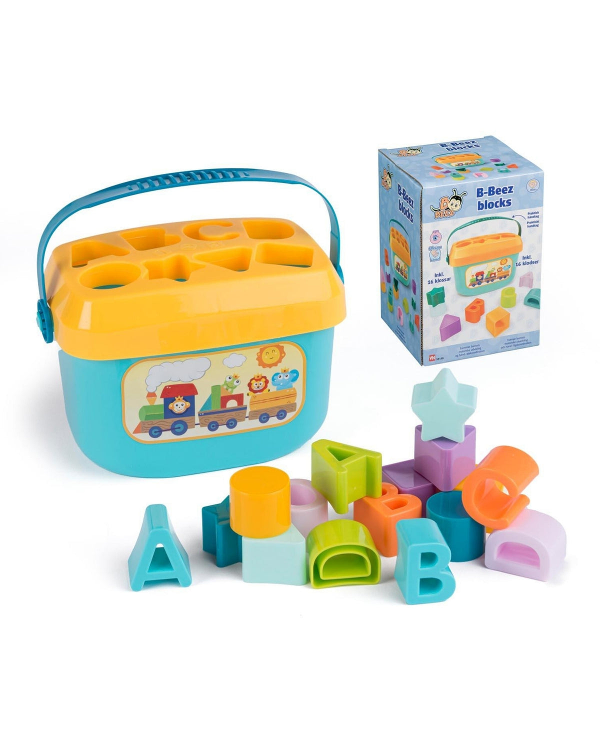 Put In Box with 16 Blox