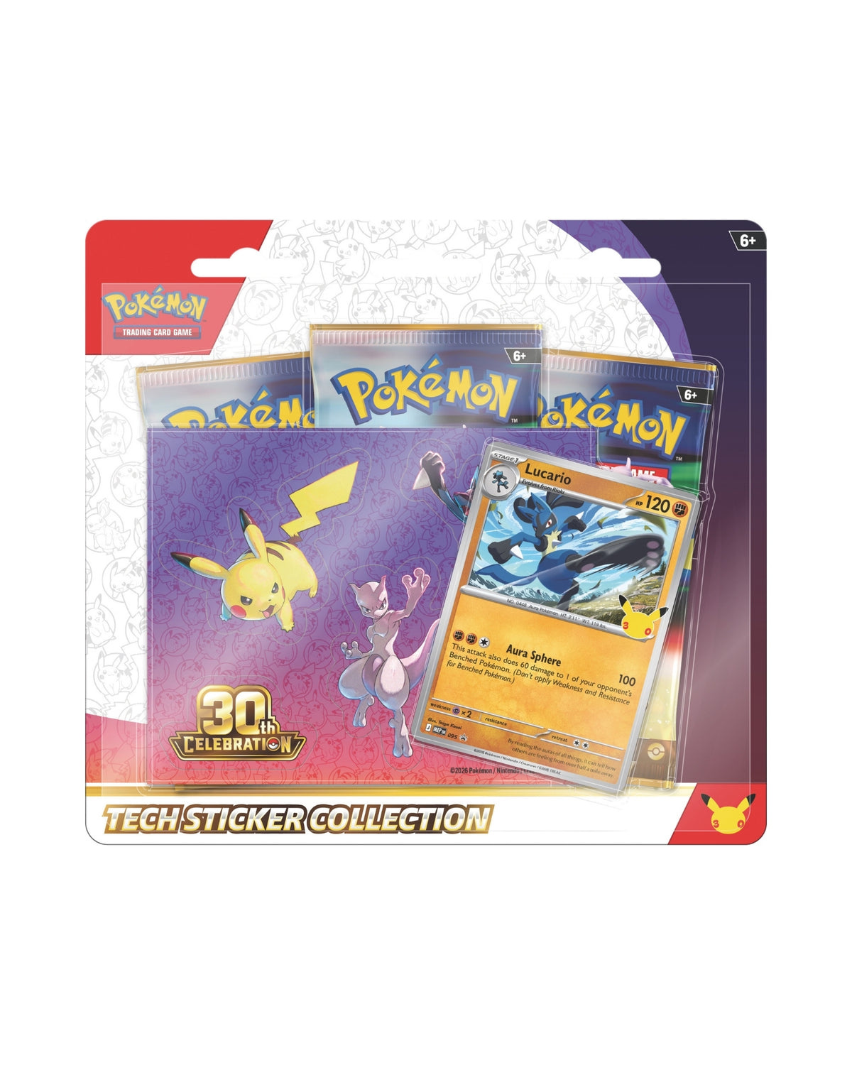 Pokemon Tech Sticker Coll 30th - MAX 1 stk af hver pr kunde - Ekstra forsinket - Leveringsdato ikke kendt  ✨