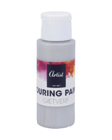 Acrylic paint set - 4 colors + 2 painting plates