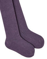 Purple - Vintage violet - Name it - 2 pack - tights - rib - 13211732