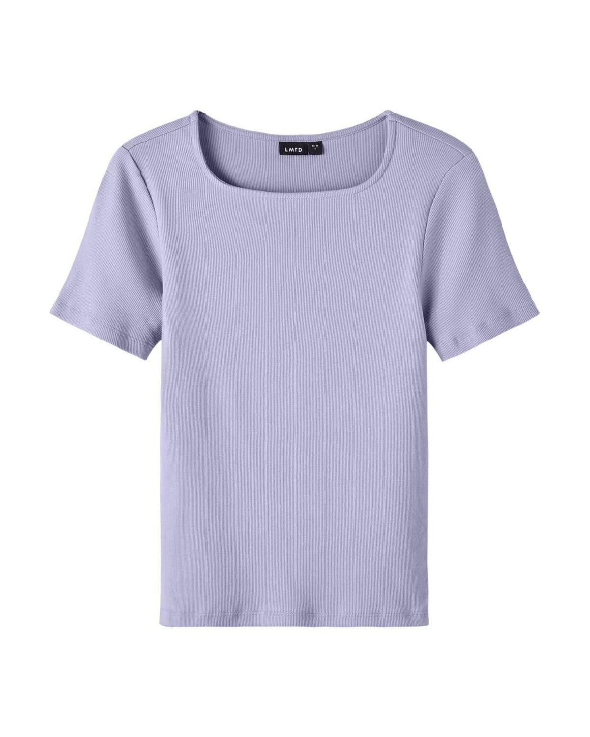 Lavender purple heather LMTD rib t-shirt - 13218205