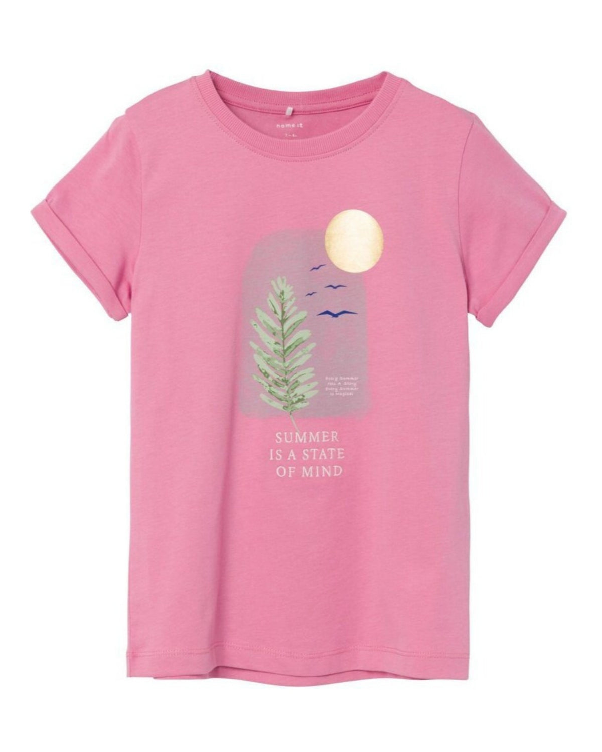Lyserød - Cashmere Rose - Name it - Tshirt - 13228492