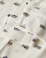 Creme Hvid - Snow white/Small Cars - name it  - uld Leggins - 13229016