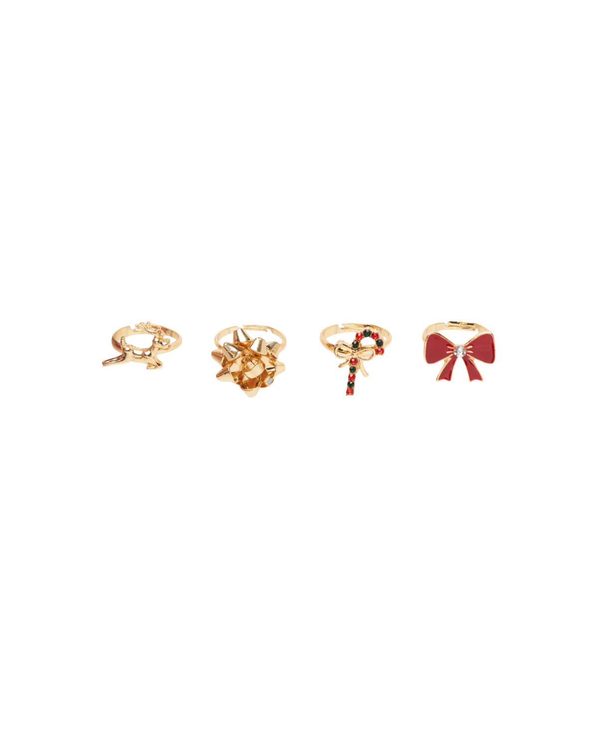 Guld - Gold Colour - Name it - Ringe - Jul - 13229113