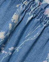 Blue - Medium Blue Denim - Name it - jumpsuit - floral - 13229402