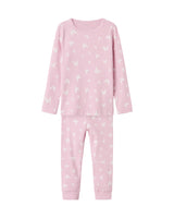 Pink - Pink Lavender - Name it - Pajama set - Rib - Butterflies - 13232976