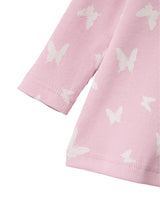 Pink - Pink Lavender - Name it - Pajama set - Rib - Butterflies - 13232976