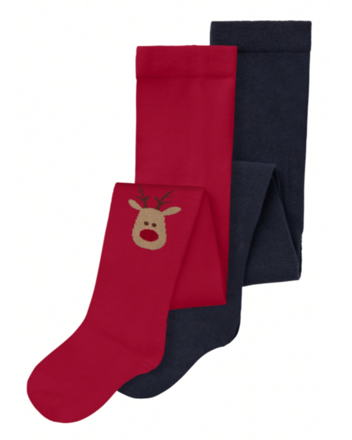 Red/Navy - Jester Red/Dark Sapphire - Name it - tights - Reindeer - 13234830