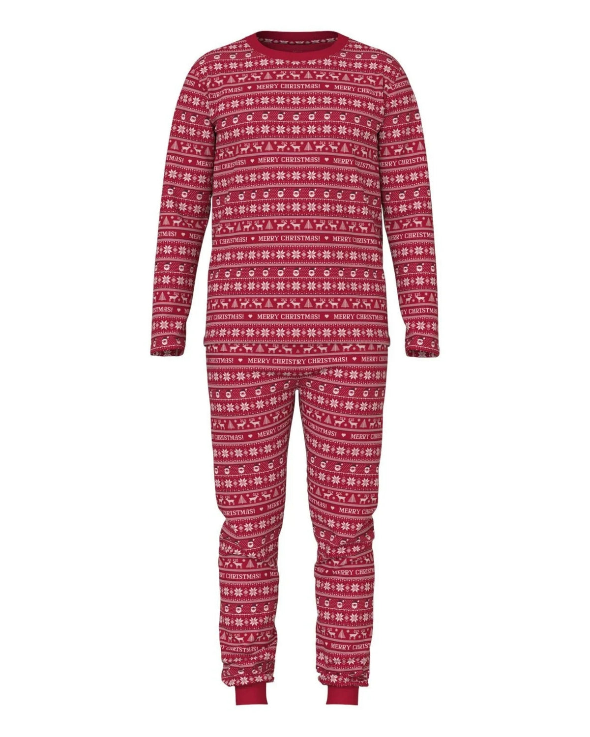 Rød - Jester Red - Name it - jule nattøj  - 13234978