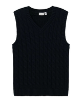 Mørkeblå - Dark saphire - name it - Strikvest - 13235419