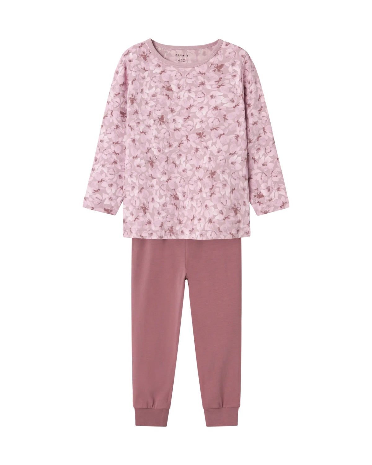Purple - Mauve Shaddow- Name it - Pajama set - floral - 13237033