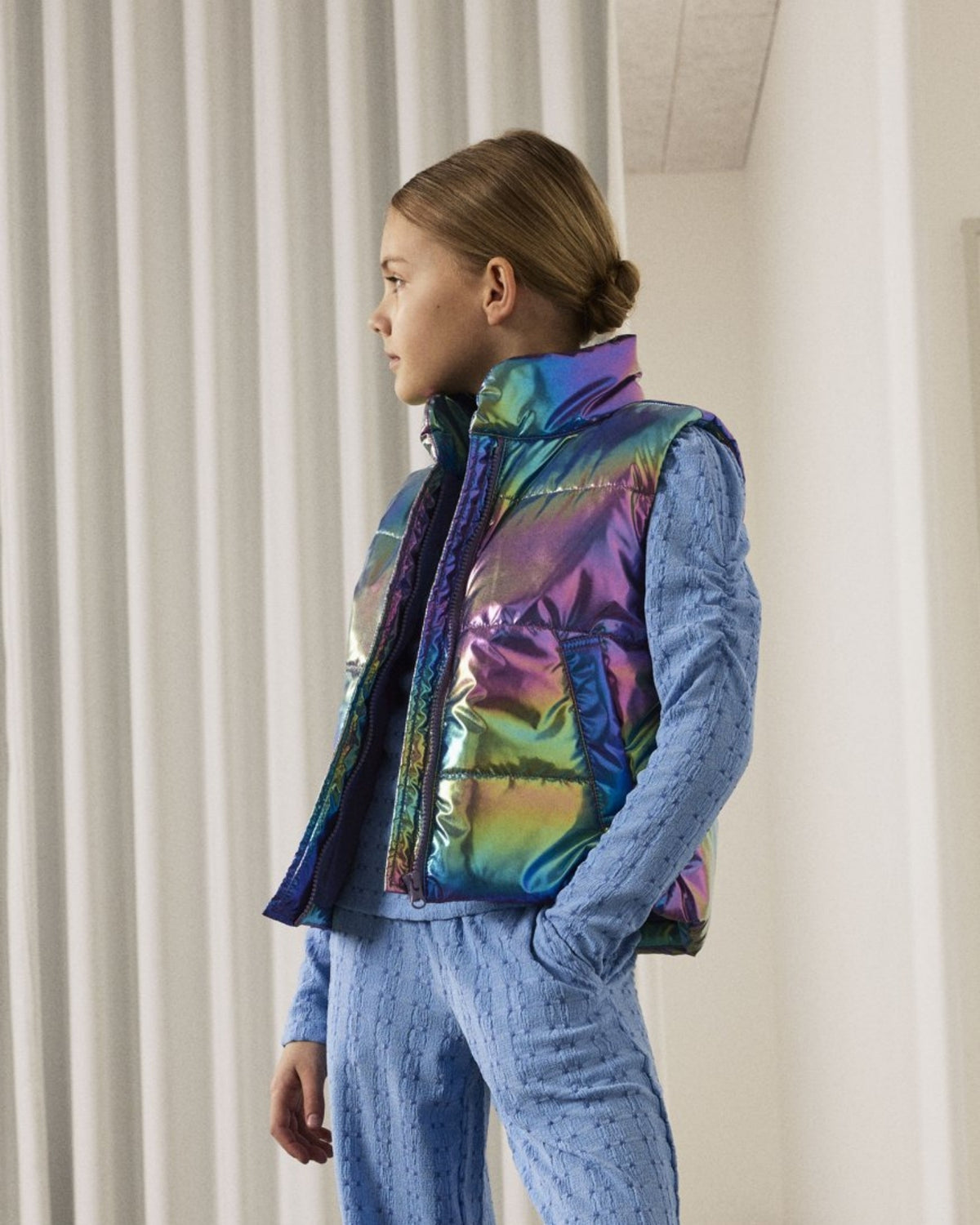 Purple - Metallic - Amethyst Orchid - Name it - Vest - 13237542