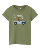 Green - oil green - Name it - t-shirt - 13238098