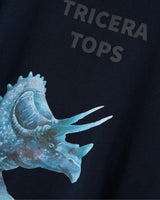 Navy - Dark Sapphire - Name it - long sleeve blouse - dinosaurs - 13239300