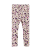 Cream / Purple - Buttercream - Leggings - Name it - floral pattern - 13239310