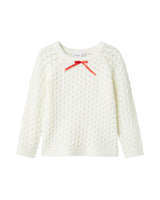 Hvid - Cloud Dancer - Name it - Strik - Sløjfe - 13239835