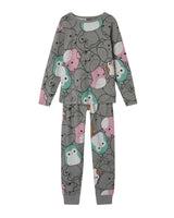 Grå - Grey Melange - Name it - nattøj - Squishmallows - 13239979