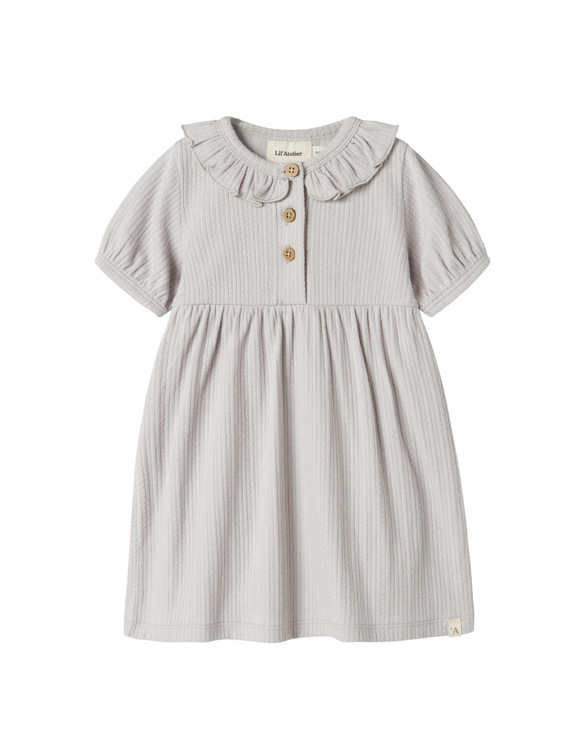 Blue - Vapor Blue - Lil'Atelier - Dress - Rib - 13240772