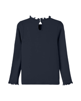 Mørkeblå/Hvid - Dark Sapphire - Name it - Bluse - 13242471
