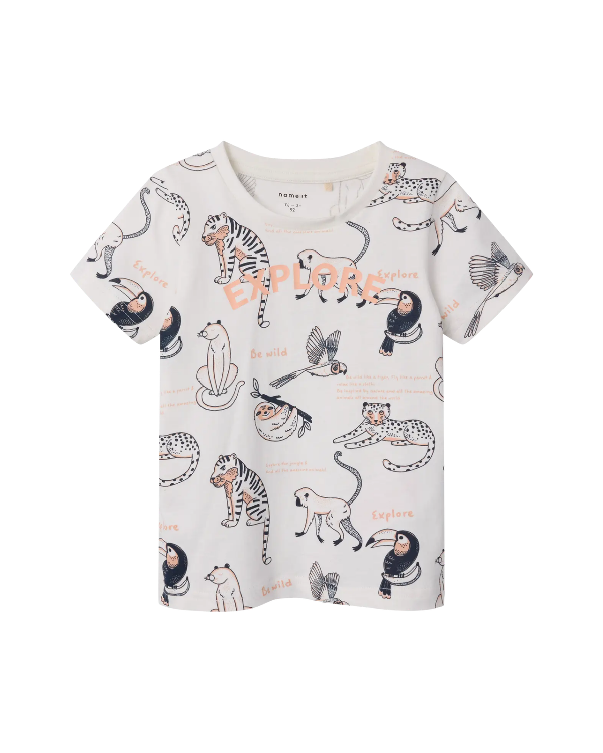 Hvid - Jet Stream - Name it - T-shirt - 13242493