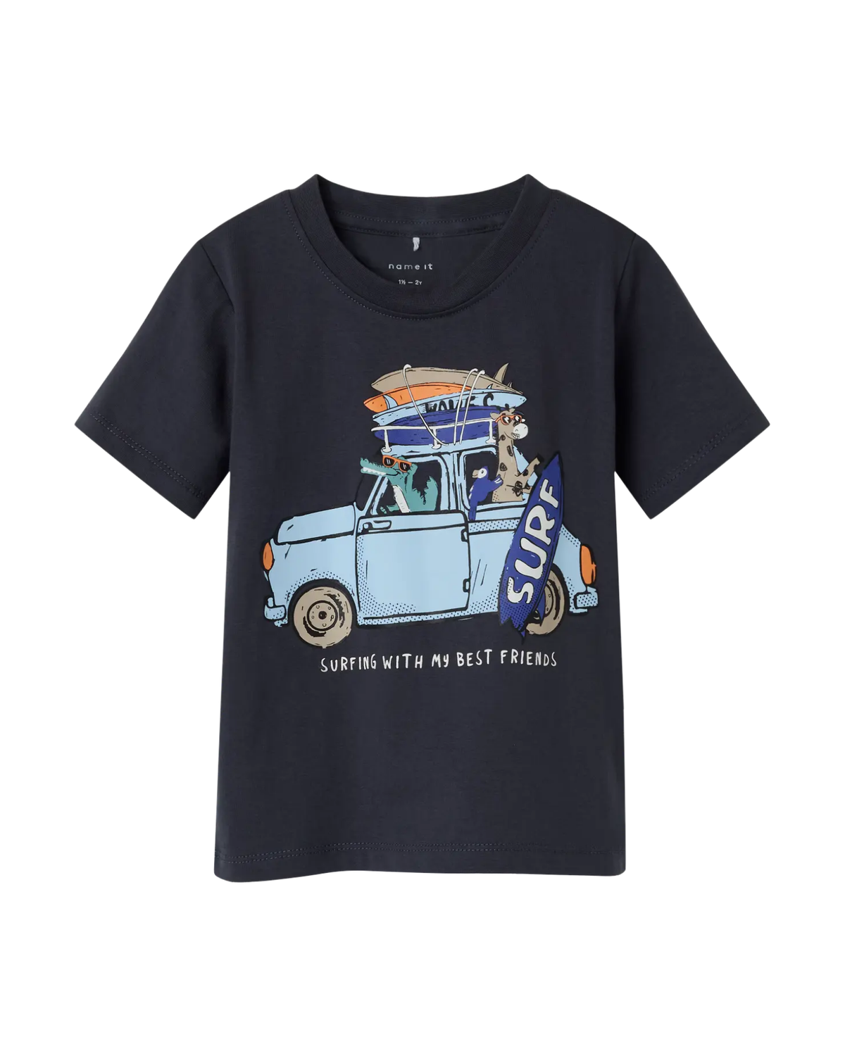 Dark gray - India Ink - Name it - T-shirt - 13242522