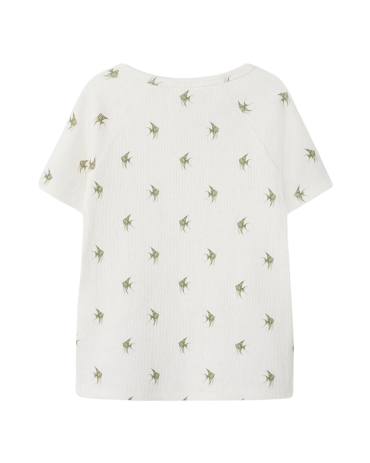Offwhite - Coconut Milk - Lil'Atelier - Blouse - Fish - Rib - 13243728