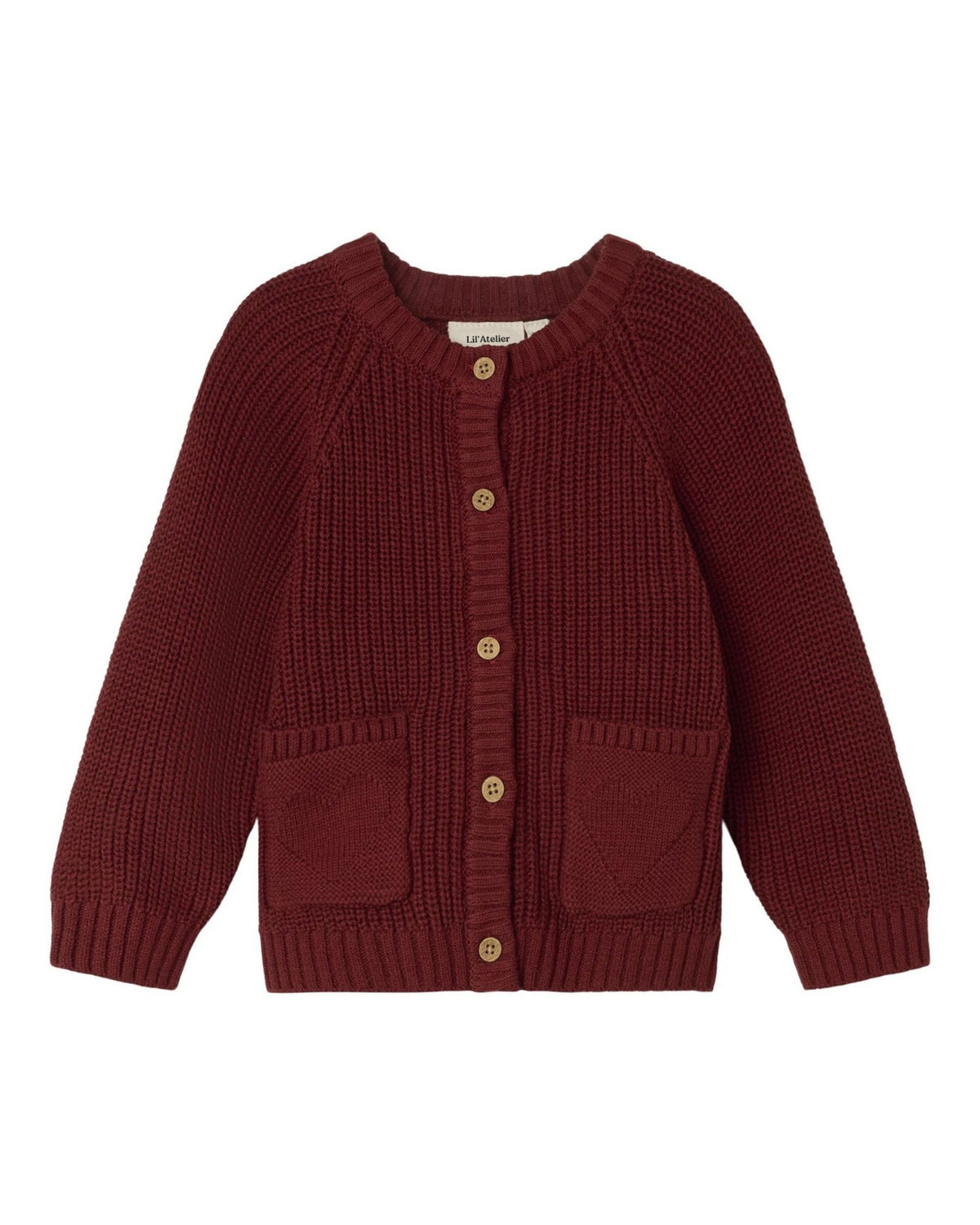 Rød - Spiced Apple - Lil'Atelier - Cardigan - Strik - 13244168
