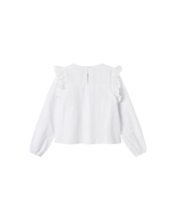 White - Bright White - Name it - Blouse - Lace - 13244507
