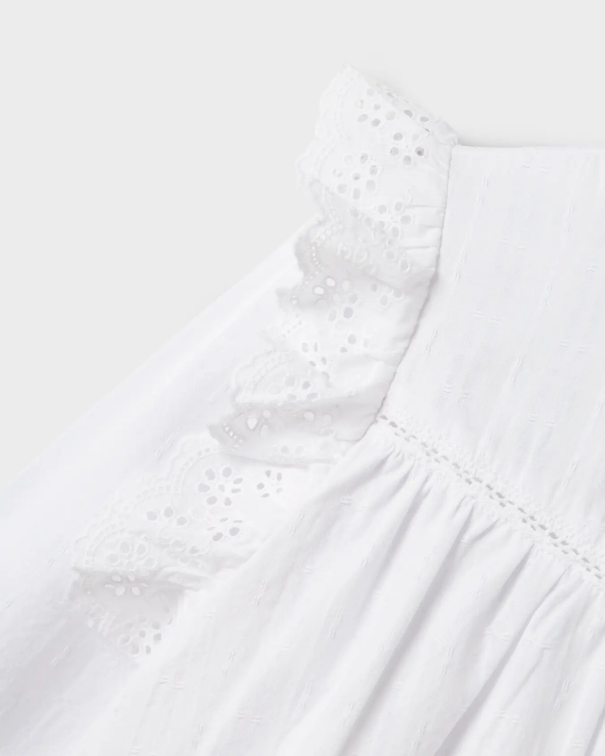 White - Bright White - Name it - Blouse - Lace - 13244507