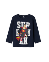 Blå - Navy blazer - Name it - Supermand bluse - 13244998