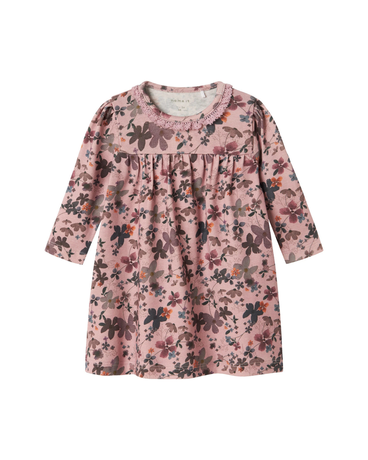 Lyserød - Burnished Liliac - Name it - Kjole - Blomster - 13246498