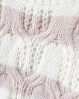 Lyserød - burnished lilac - Name it - striktrøje - 13246515
